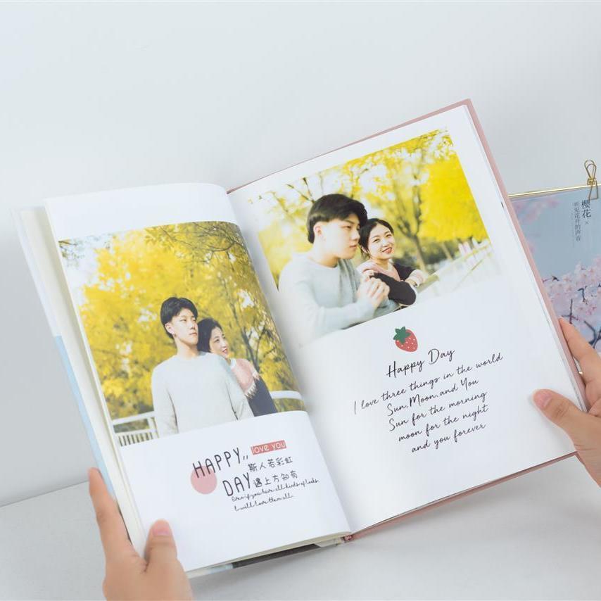 照片书定制diy手工制作杂志册纪念个人写真情侣创意礼物做相册书拼团