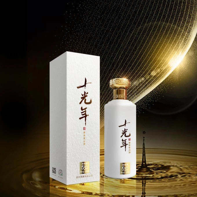 贵州茅 台镇原浆贵酿十光年53度白酒纯粮食高粱酒酱香型500ml特价