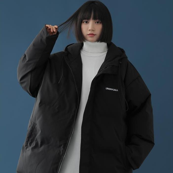 2020 new winter student thickened warm casual Korean version loose hooded cotton padded jacket women's fashion clothing