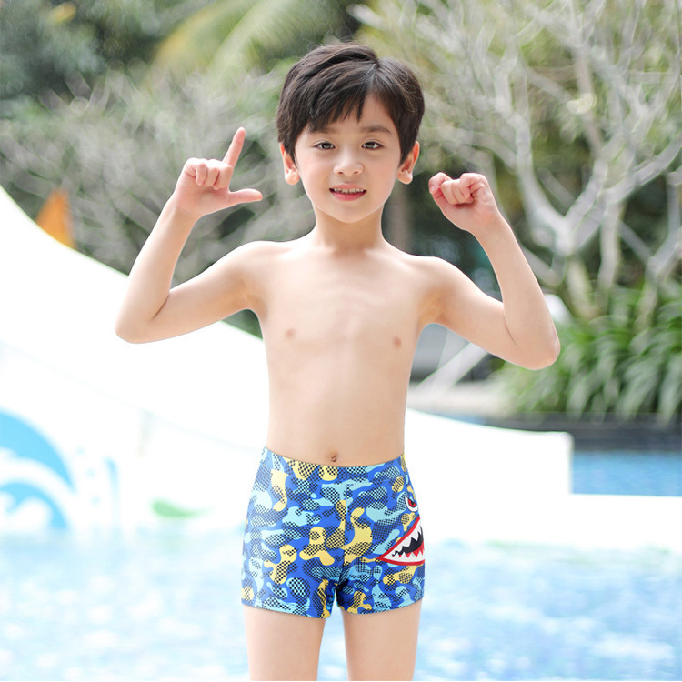 Children's swimsuit boy's swimming trunks small and medium-sized children's swimsuit boy baby large size quick-drying hot spring swimming trunks summer