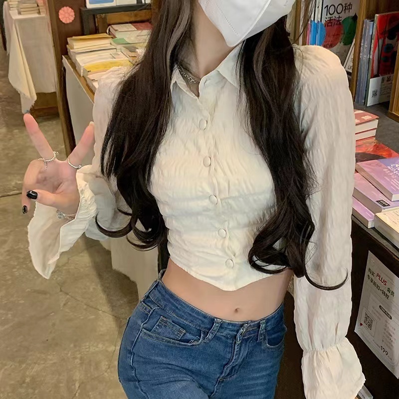 【繆斯雪紡】純欲風甜辣妹冰涼雪紡防曬衣開衫女夏季短款外套上衣