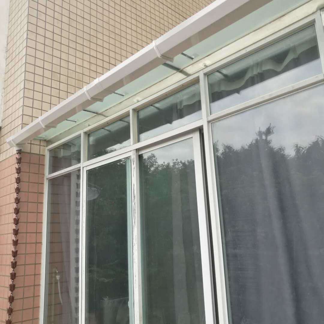 Pvc水槽天沟160 0方形精品屋檐雨水槽排水接头管件雨棚无土种植 虎窝拼