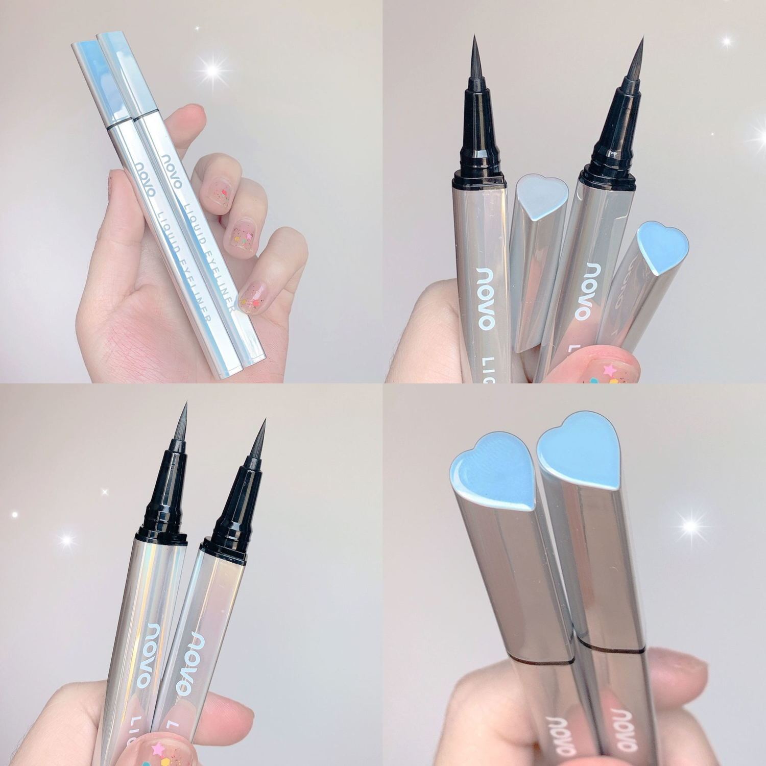 NOVO美人魚眼線筆不暈染正品防水防汗持久女學生款級細眼線液筆