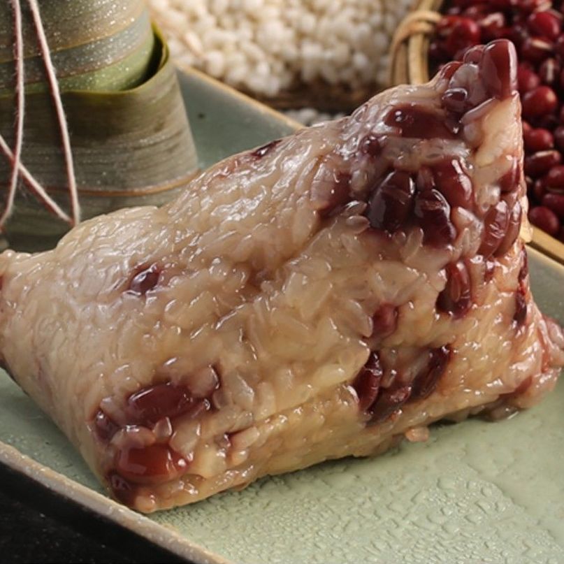 枫泾粽子红豆粽子素棕早餐速食赤豆粽子长粽子水乡阿婆粽子手工粽