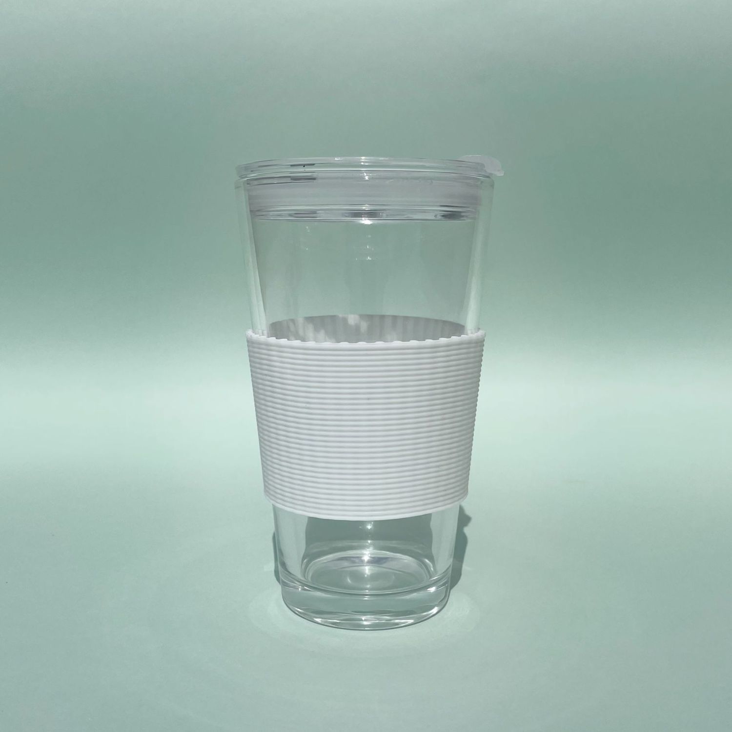 硅胶杯套玻璃杯隔热套防滑防烫水杯圈保护套锥形加厚耐热茶杯套
