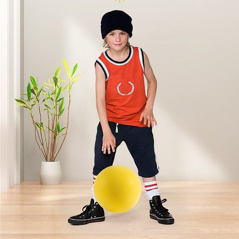 室内静音篮球儿童网红训练防止影响邻居海绵皮球运动无声拍拍球