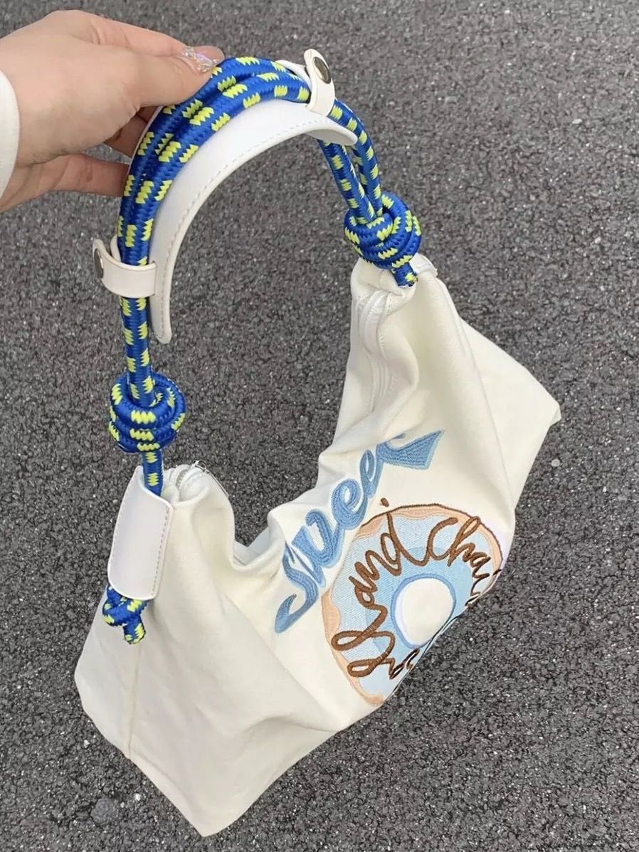 包包女2022新款百搭小眾潮牌質感大容量托特包時尚刺繡單肩腋下包