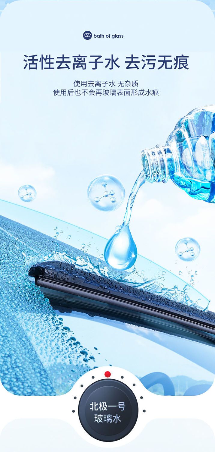 固特威玻璃水汽车用防冻冬季去油膜强力去污雨刮水四季通用雨刮液