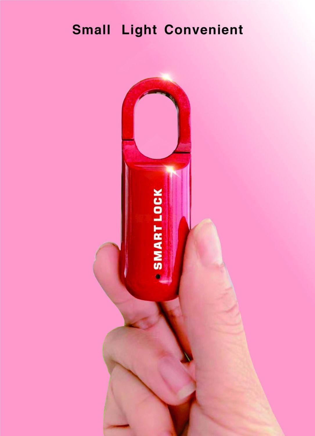 Intelligentes Vorhängeschloss zum Entsperren von Gepäck, Rucksäcken, Lagerschränken, Schlafsälen und Fingerabdruckschlössern, kleiner Mini-Schlosskopf_voghion.com