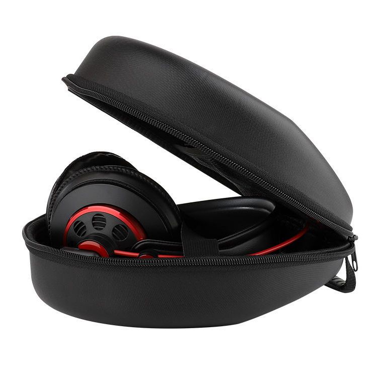 头戴游戏大耳机收纳包适用于AKG701雷蛇圆形保护盒手提抗压防摔盒
