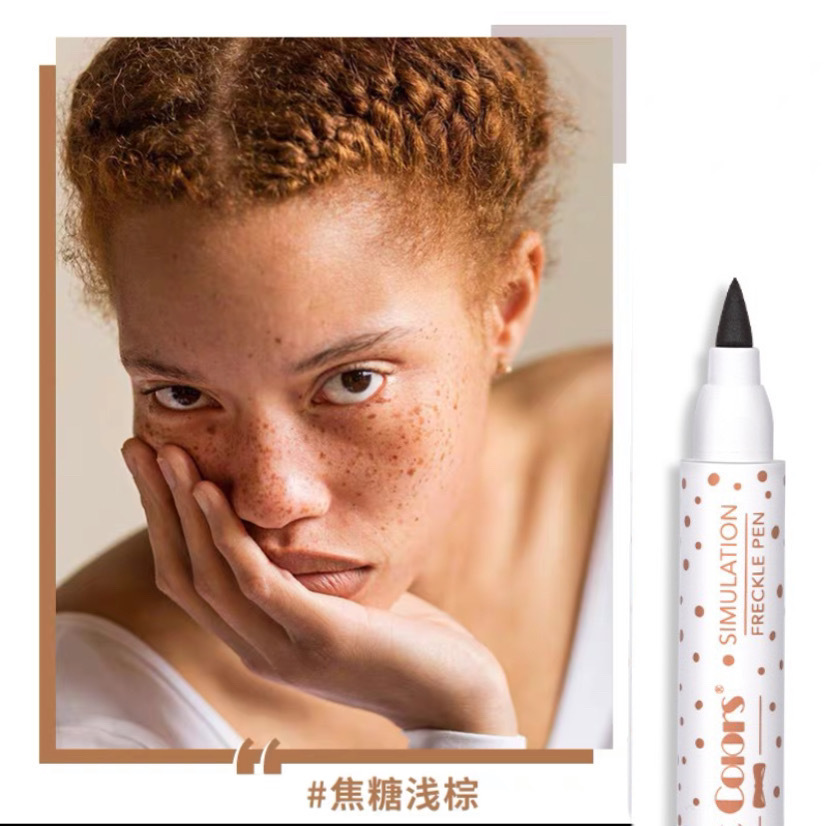 超酷!甜喪雀斑妝可愛純欲雀斑妝歐美妝 野生持久自然顯色 玩妝cos
