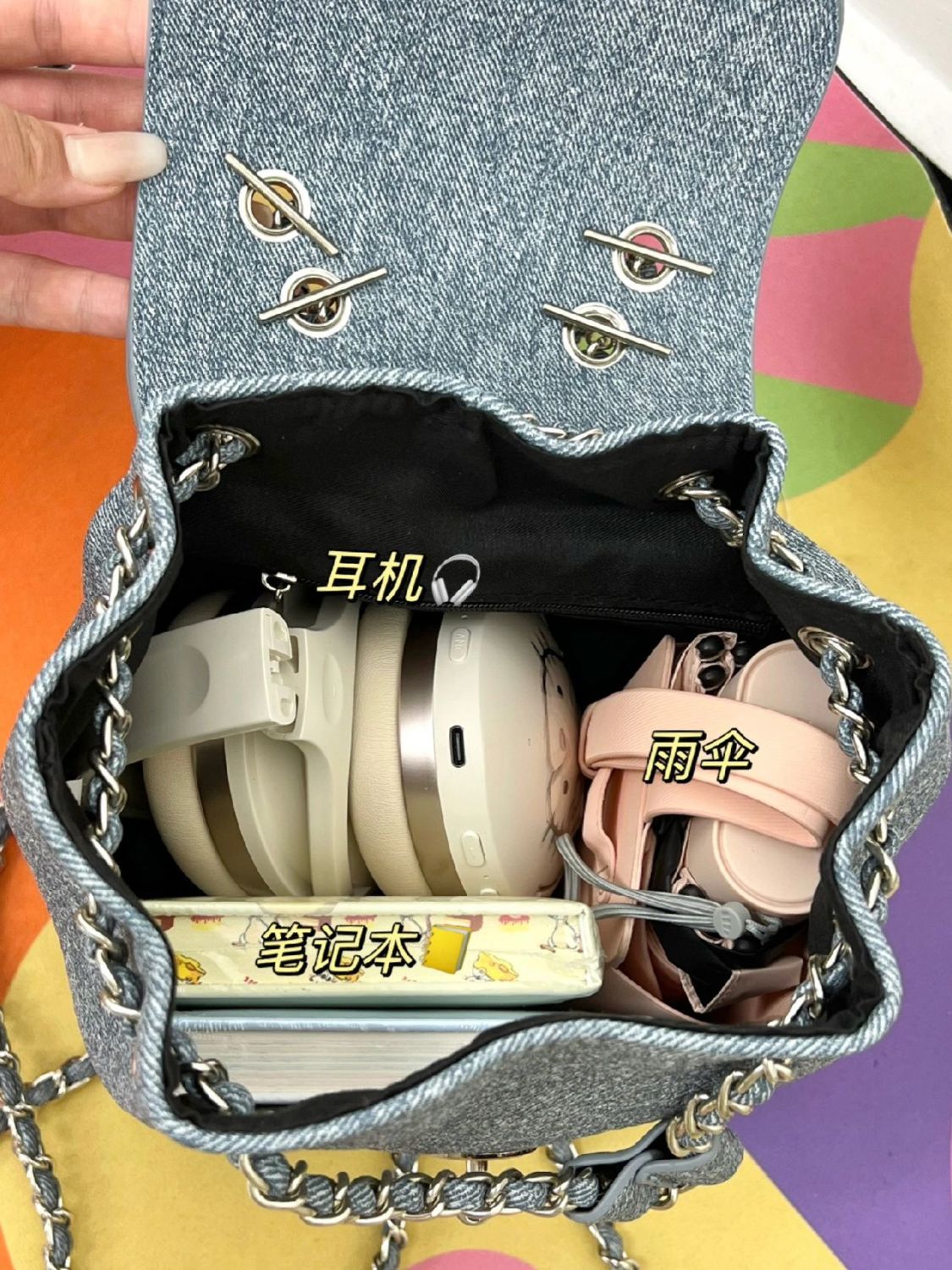 韩囧新款小众高级感双肩包旅行潮单肩包时尚女包百搭背包包包