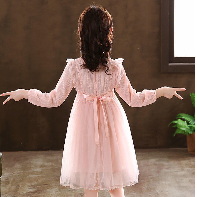 Girls dress skirt foreign style princess wedding flower girl wedding dress children host catwalk birthday piano costume