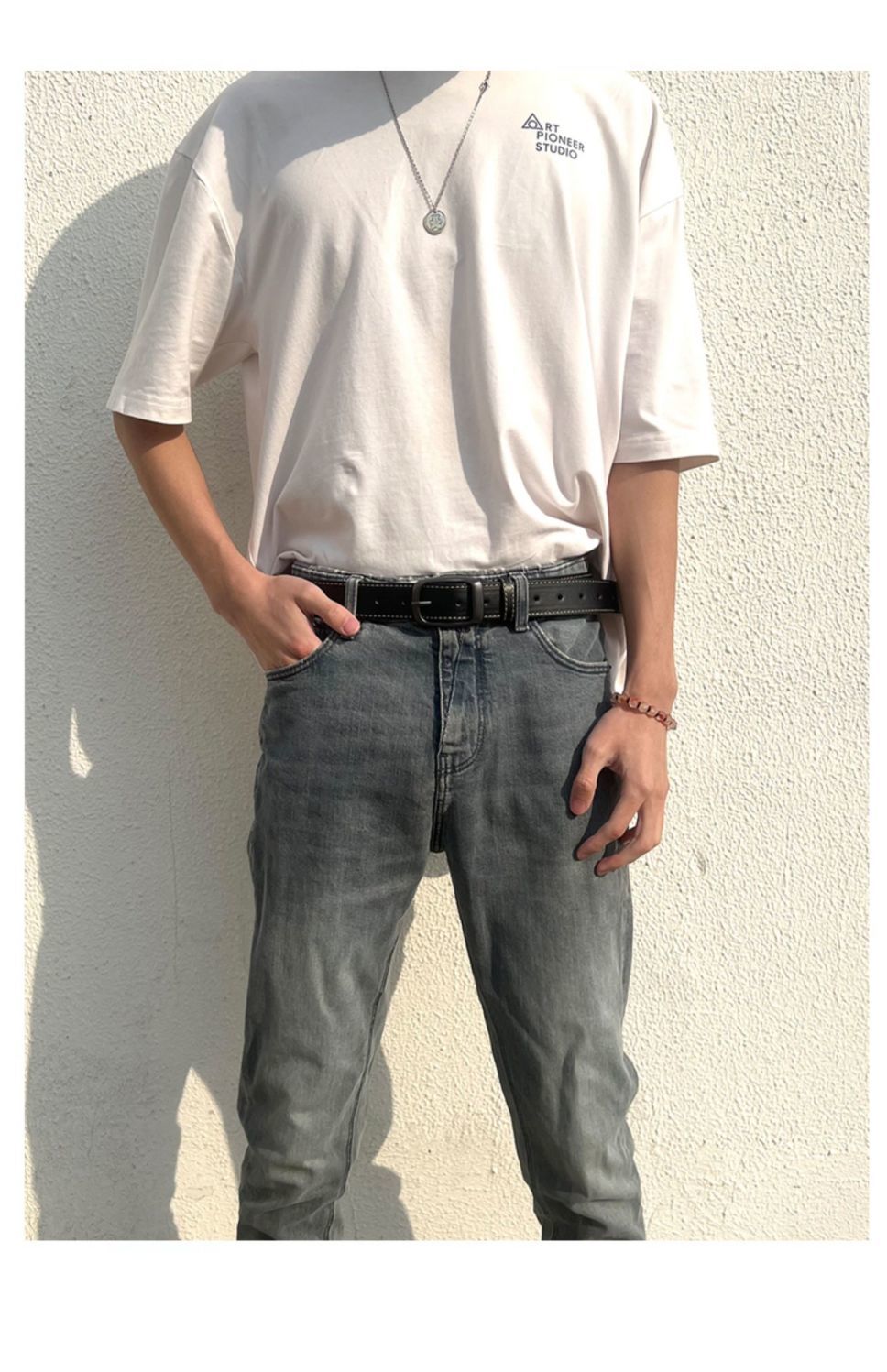 New men's belt business casual retro trend needle buckle belt student wide version belt_voghion.com