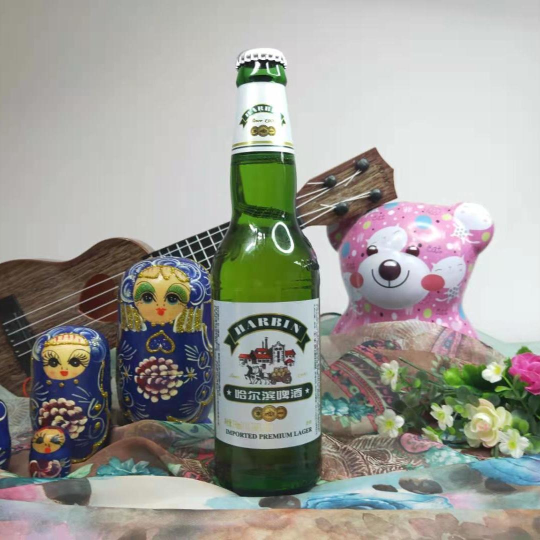 哈尔滨啤酒 小瓶哈啤1900出口俄罗斯330ml*6瓶 多省包邮