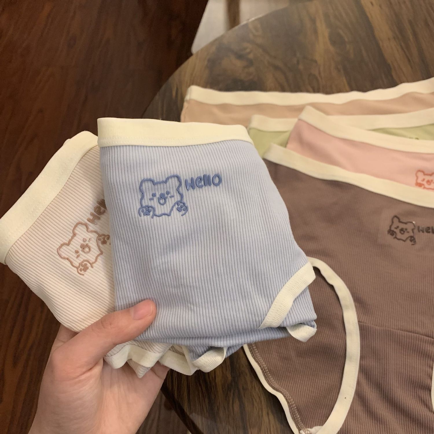 Modal underwear women's pure cotton antibacterial crotch mid-waist seamless Japanese sweet simple fashion girl student briefs