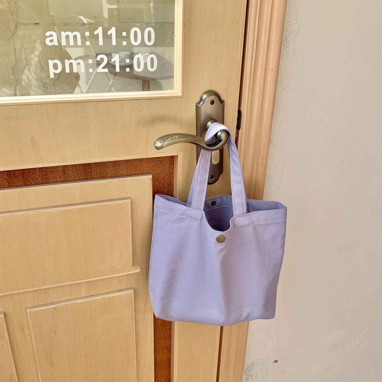2021新款包包迷你帆布包女學生韓版馬卡龍色系小手提包女學生手拎