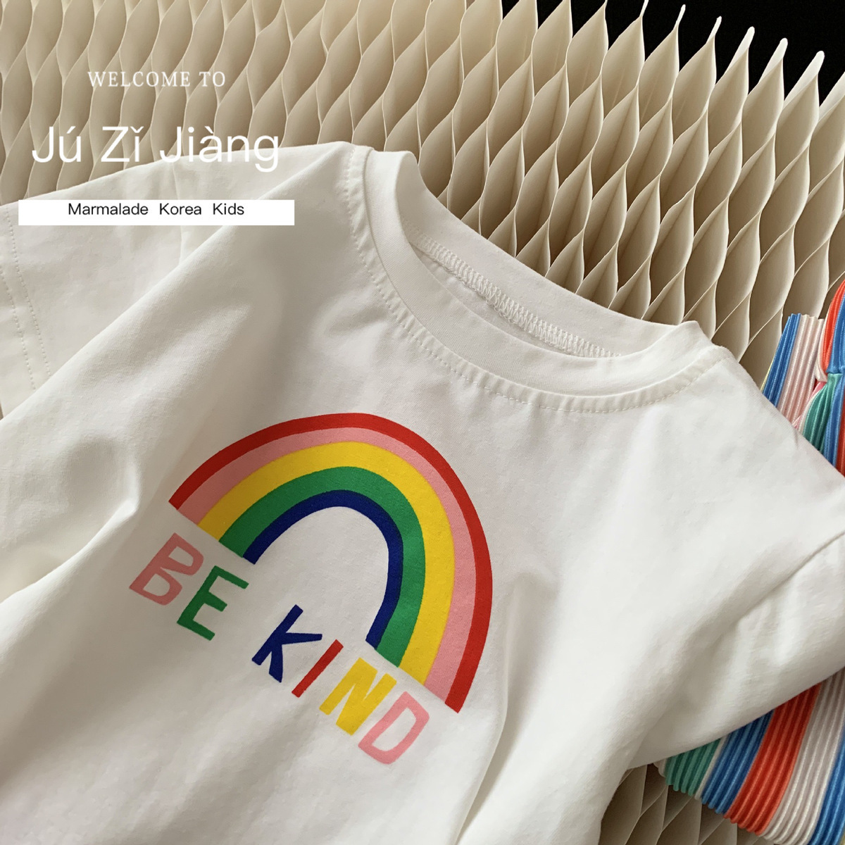  summer new thin section men's and women's small and medium-sized children's clothing baby short-sleeved solid color cotton round neck T-shirt top