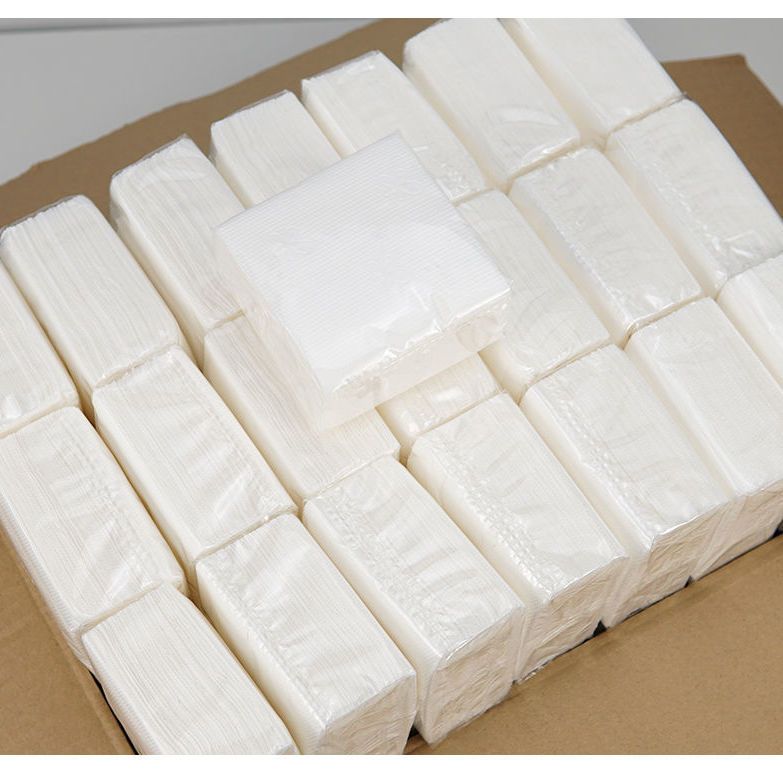 小饭店抽纸餐饮用纸大排档餐巾纸烧烤纸巾酒店餐机纸整箱100包