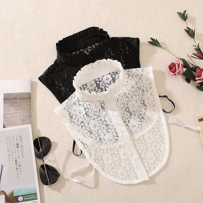 Autumn and winter fake collar women's versatile fake collar new product multifunctional lace lace shirt decoration stand collar fake collar new style