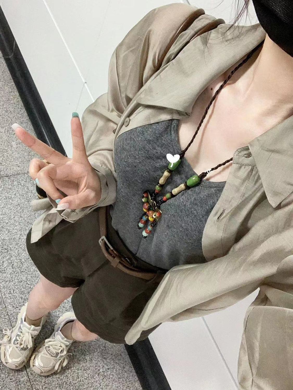 夏季薄款微透防曬襯衫女韓版高級感寬鬆百搭雪紡襯衣開衫外搭上衣