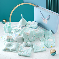 全套纯棉婴儿衣服新生儿礼盒套装夏季刚出生0到3个月满月宝宝用品