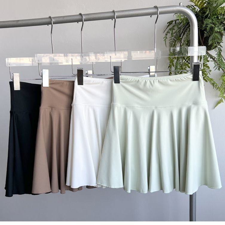 Tennis skirt sports shorts women's training running anti-light loose high waist yoga skirt summer sun protection skirt