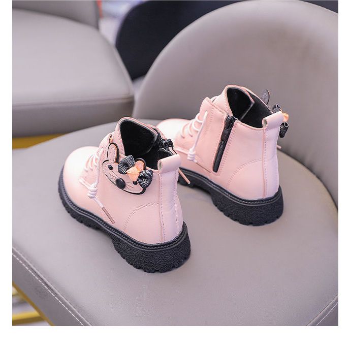 Autumn and winter new girls' Martin boots 2022 non-slip fashion trendy boys' rhubarb boots medium and big children's short boots children's boots
