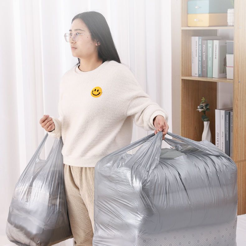被子收纳袋大容量衣服行李整理环保塑料袋大容量加厚搬家打包袋子