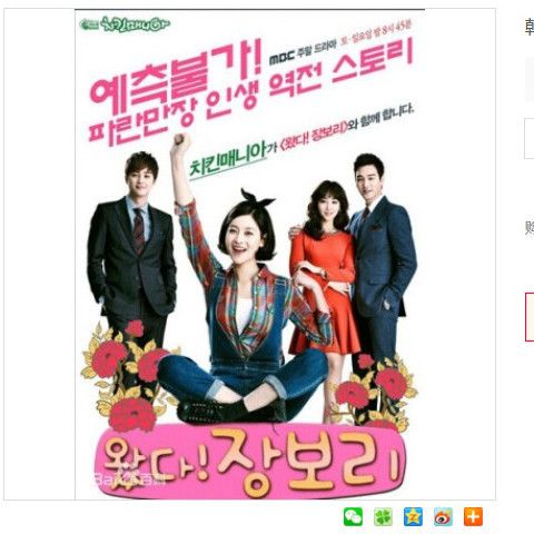 韩国 来了,张宝利(我爱张宝利)国语 吴涟序/金智勋 两碟dvd
