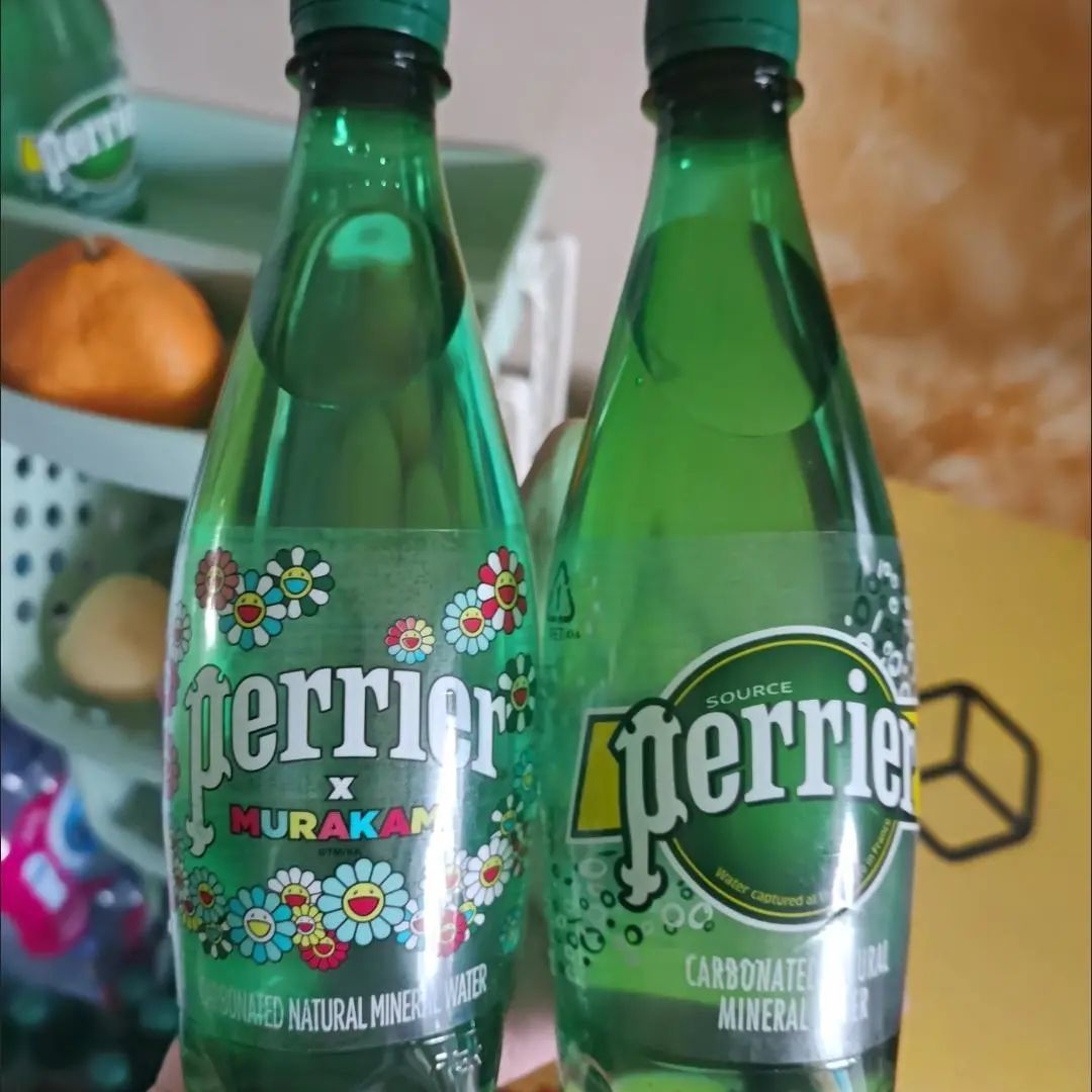 法国进口perrier巴黎水500ml*24瓶天然气泡水多口味 江浙沪皖包邮