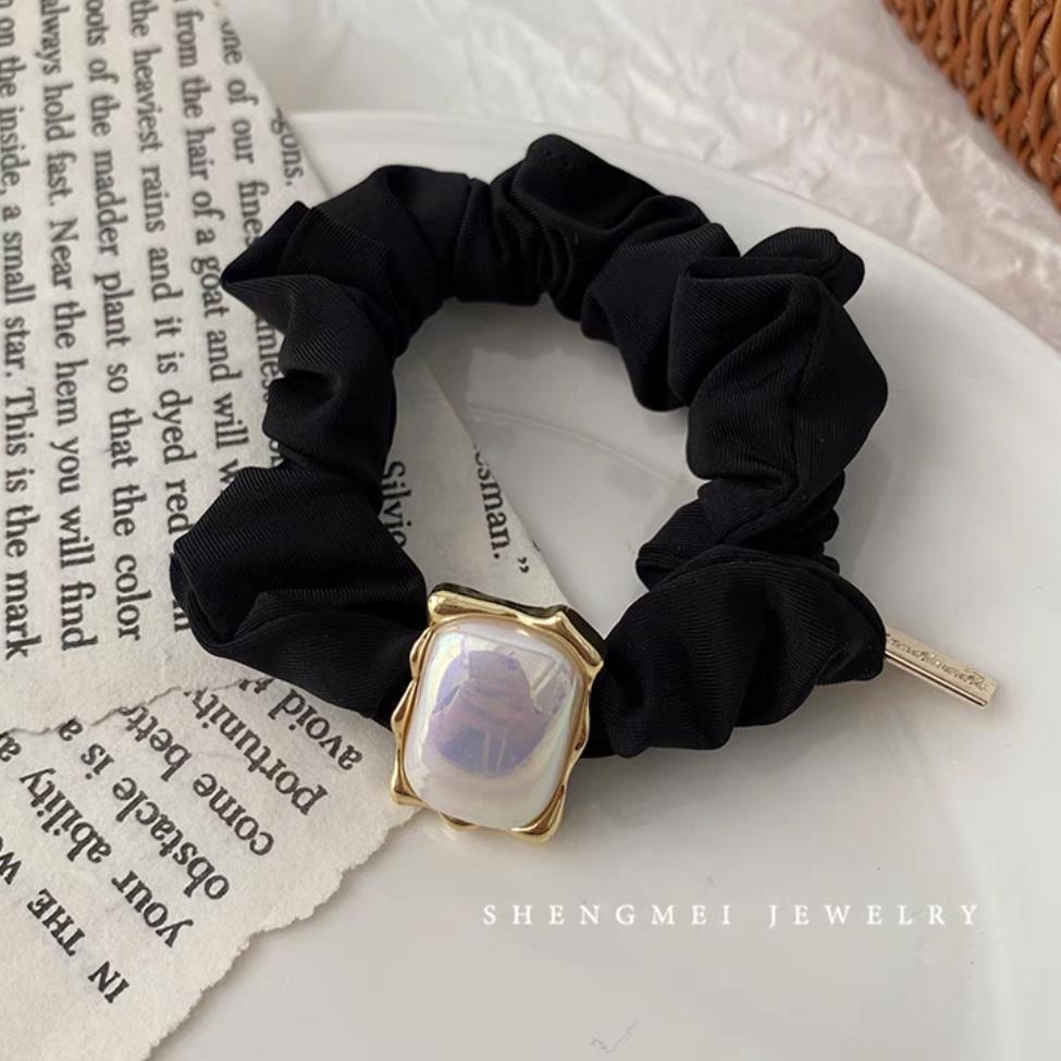 Nytt pärlpannband för kvinnor med en exklusiv känsla, hårslinga från tjocktarmen, moderiktigt och mångsidigt gummi_voghion.com