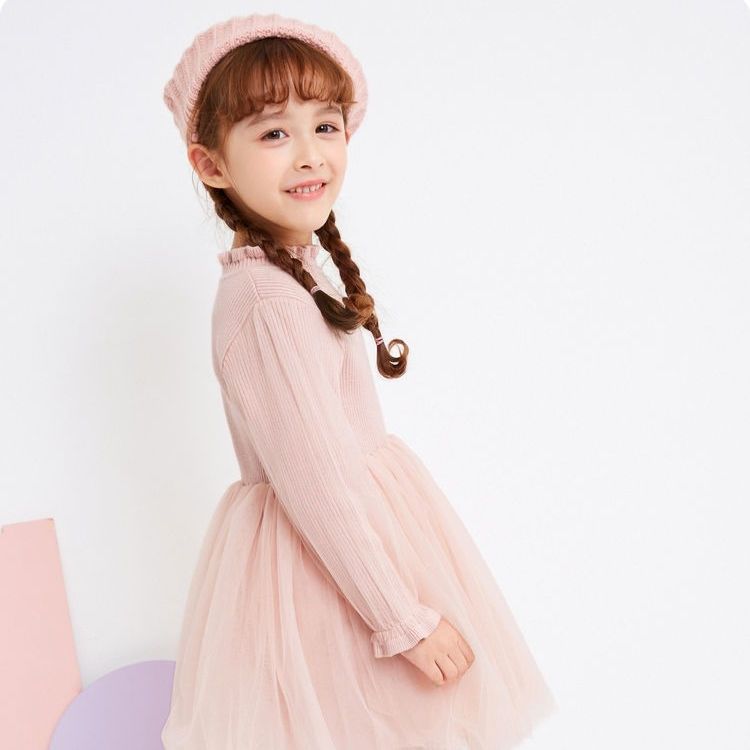 88892-巴拉巴拉女童连衣裙宝宝秋冬2021新款裙子儿童公主裙-详情图