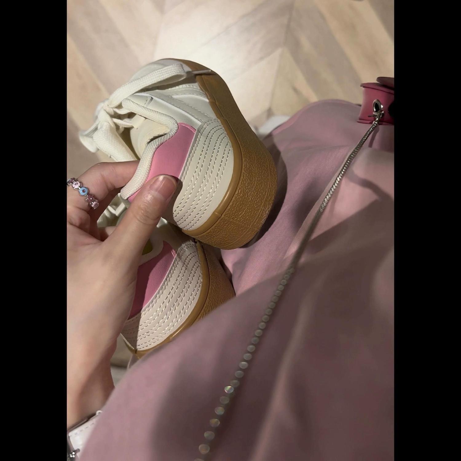 [自製設計]韓版配裙百搭小白鞋經典夏日帆布鞋薄款透氣鞋子硫化鞋