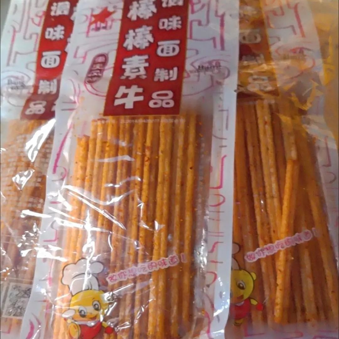李星星棒棒素牛辣条 80/90后怀旧人参棒棒牛零食辣条面筋食品