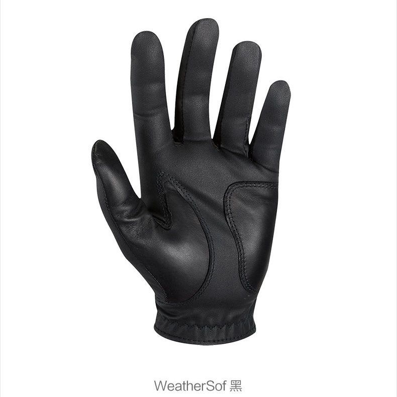 Golf gloves for men, left and right hands, PU sheepskin, wear-resistant, non-slip, breathable, four-season style, single pack
