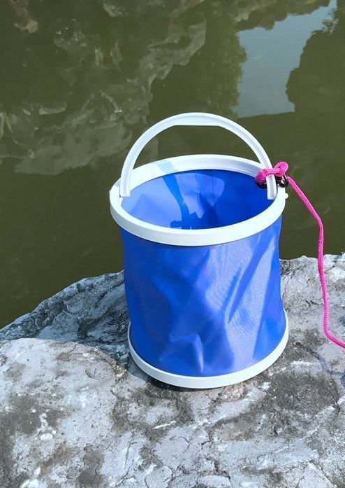 钓鱼取水桶配件用品大全装备渔具装鱼桶便携式简易轻便拆叠桶