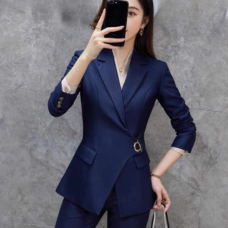 Business suit suit for women Korean style fashionable temperament goddess style business high-end CEO formal workplace work clothes