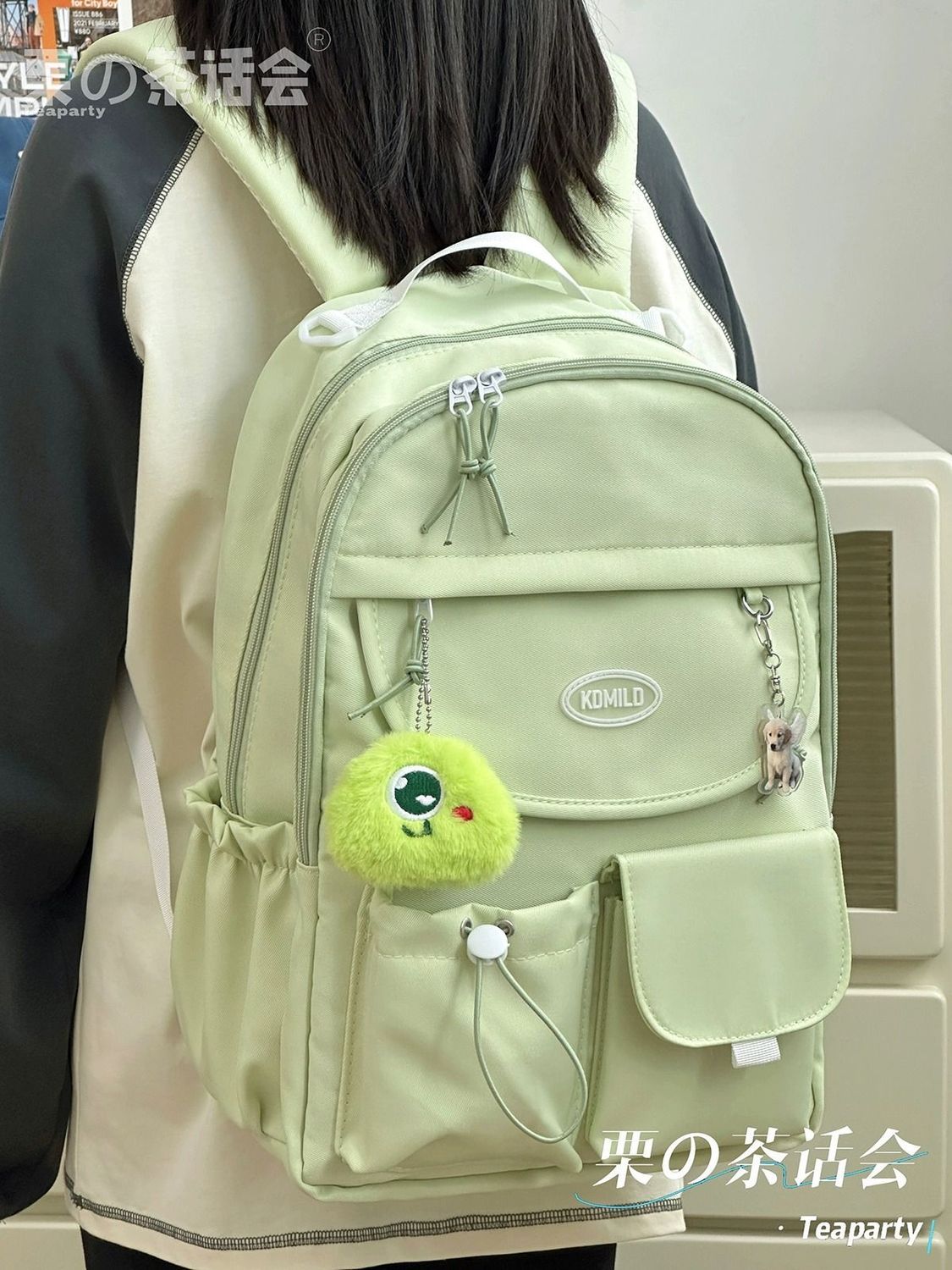 2023新款雙肩包女 ins大容量輕便短途旅行背包高中學生書包電腦包