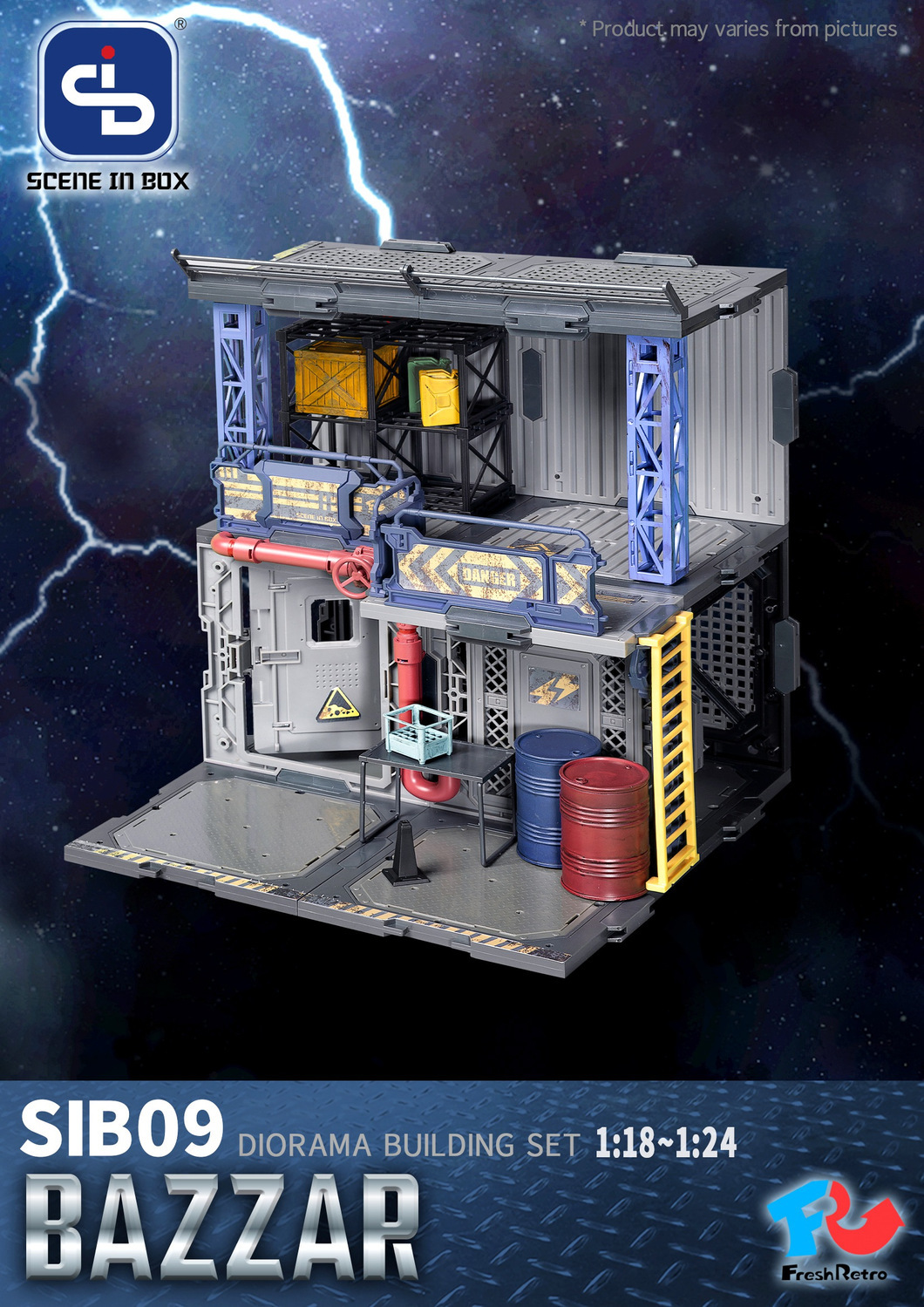 スポーツトイ・アクショントイ Onedrop diorama Sector 03 Pop-Up Diorama 1/12 – Extreme-Sets