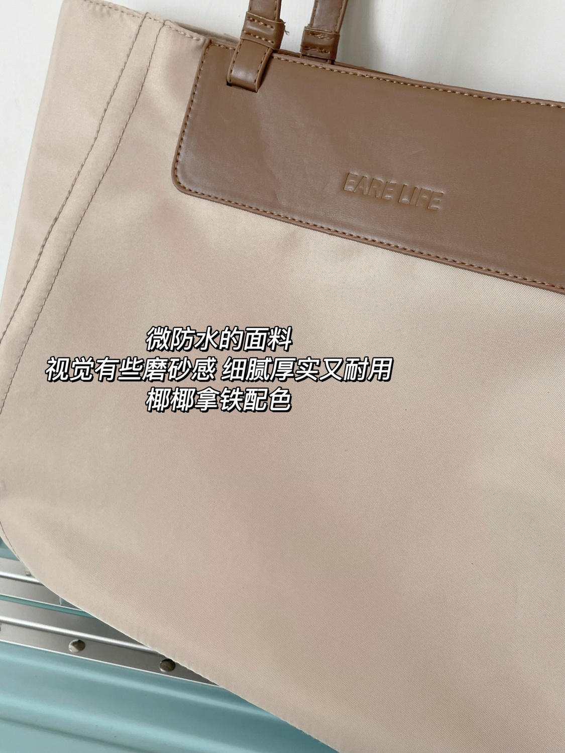  new trendy casual tote bag for students in class commuting bag female all-match large-capacity nylon canvas