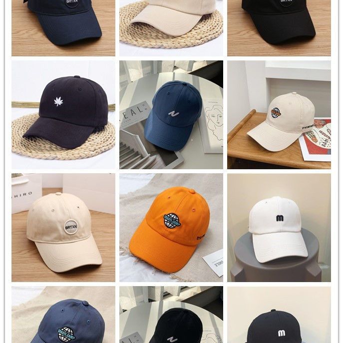 Korean ins hat versatile letter Baseball Cap NEW Embroidered women's autumn casual cap men's fashion sun visor