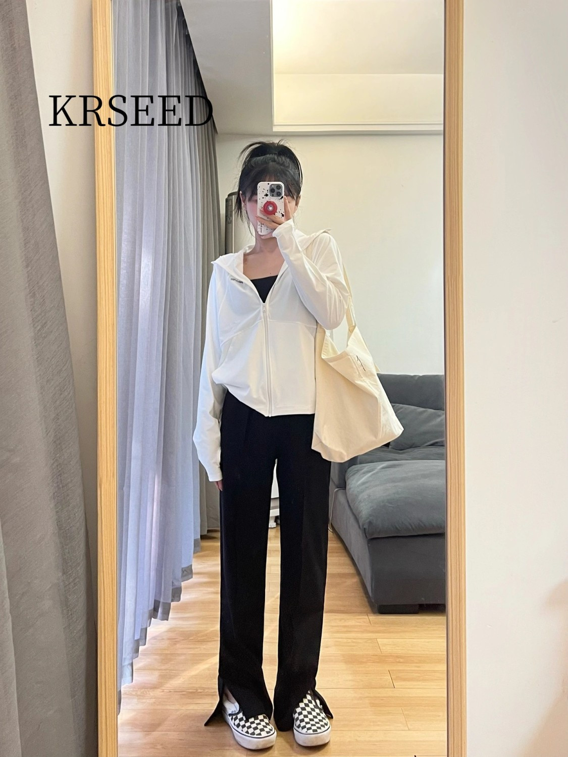 KRSEED防曬衣女款春季2023年新款輕薄防曬服防紫外線冰絲透氣外套