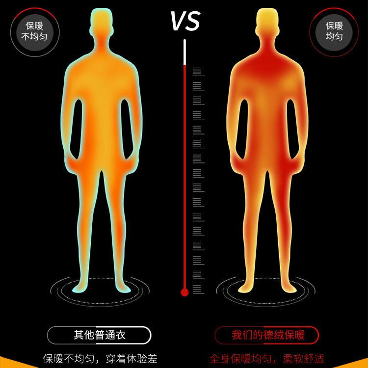 106032-罗蒙德绒打底衫男双面德绒长袖秋冬内搭保暖圆领长袖男士保暖内衣-详情图