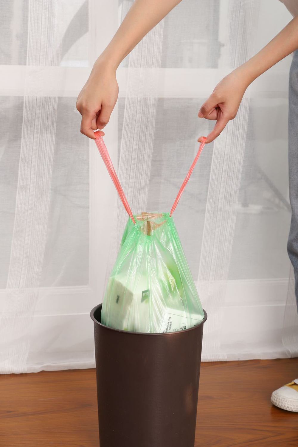 【加厚款】收口大号束口垃圾袋加厚垃圾袋手提式家用抽绳垃圾袋