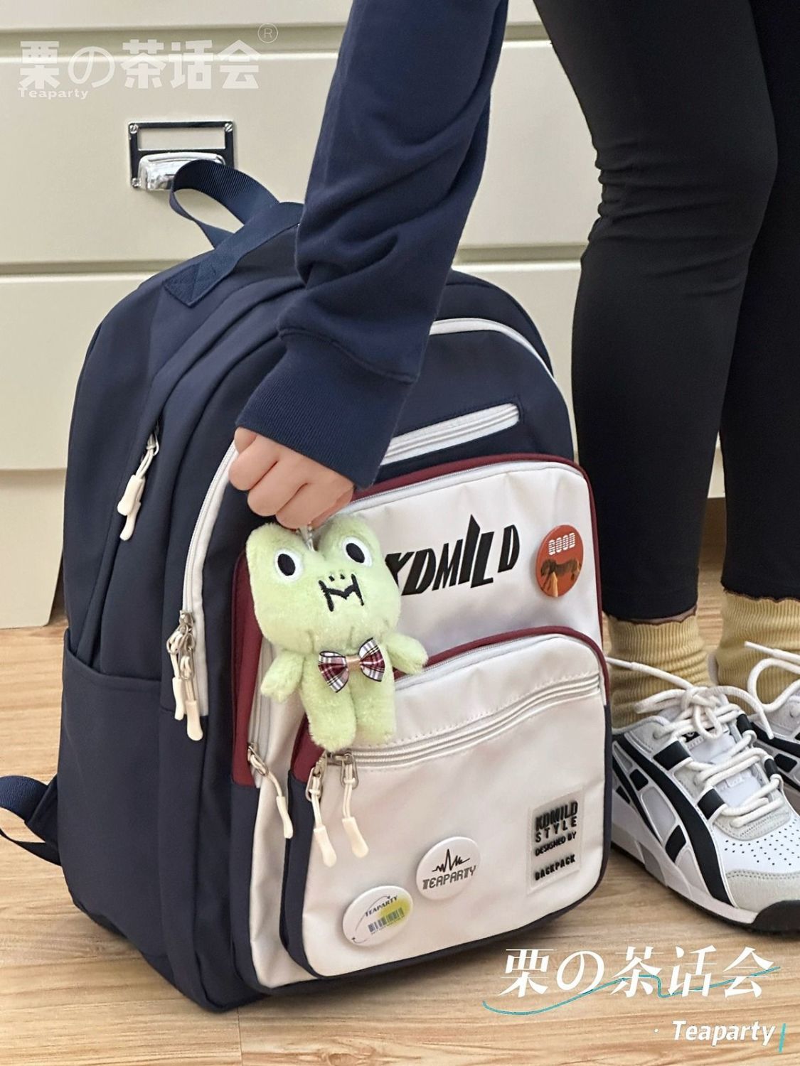 大容量書包女 ins小眾設計感工裝高中學生雙肩包男潮旅行電腦背包
