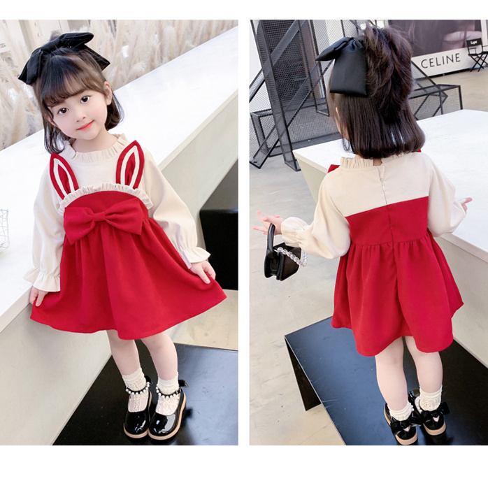 Girls' Dresses  Spring and Autumn New Korean Fashion Children's Birthday Skirts Children's Fashionable Super Fairy Princess Dresses