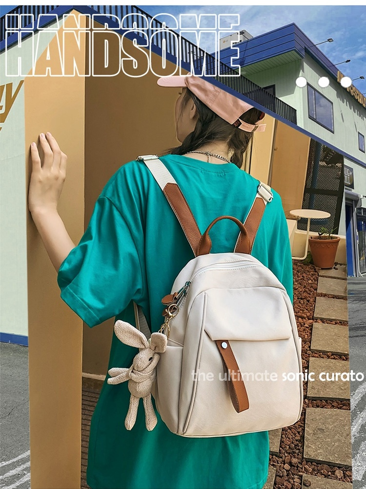 夏天小背包輕便小巧大學生小號雙肩包逛街旅遊小包防水母嬰媽咪包