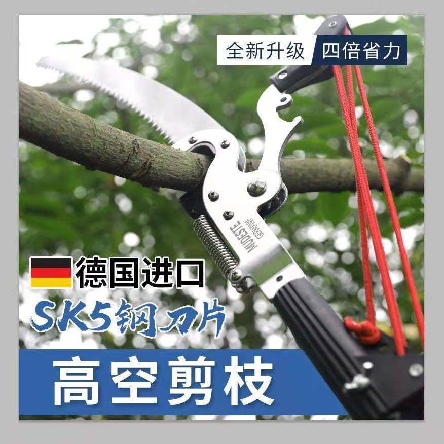 德国进口高枝剪伸缩杆高空剪枝剪果树锯木修枝园林绿化剪粗枝省力