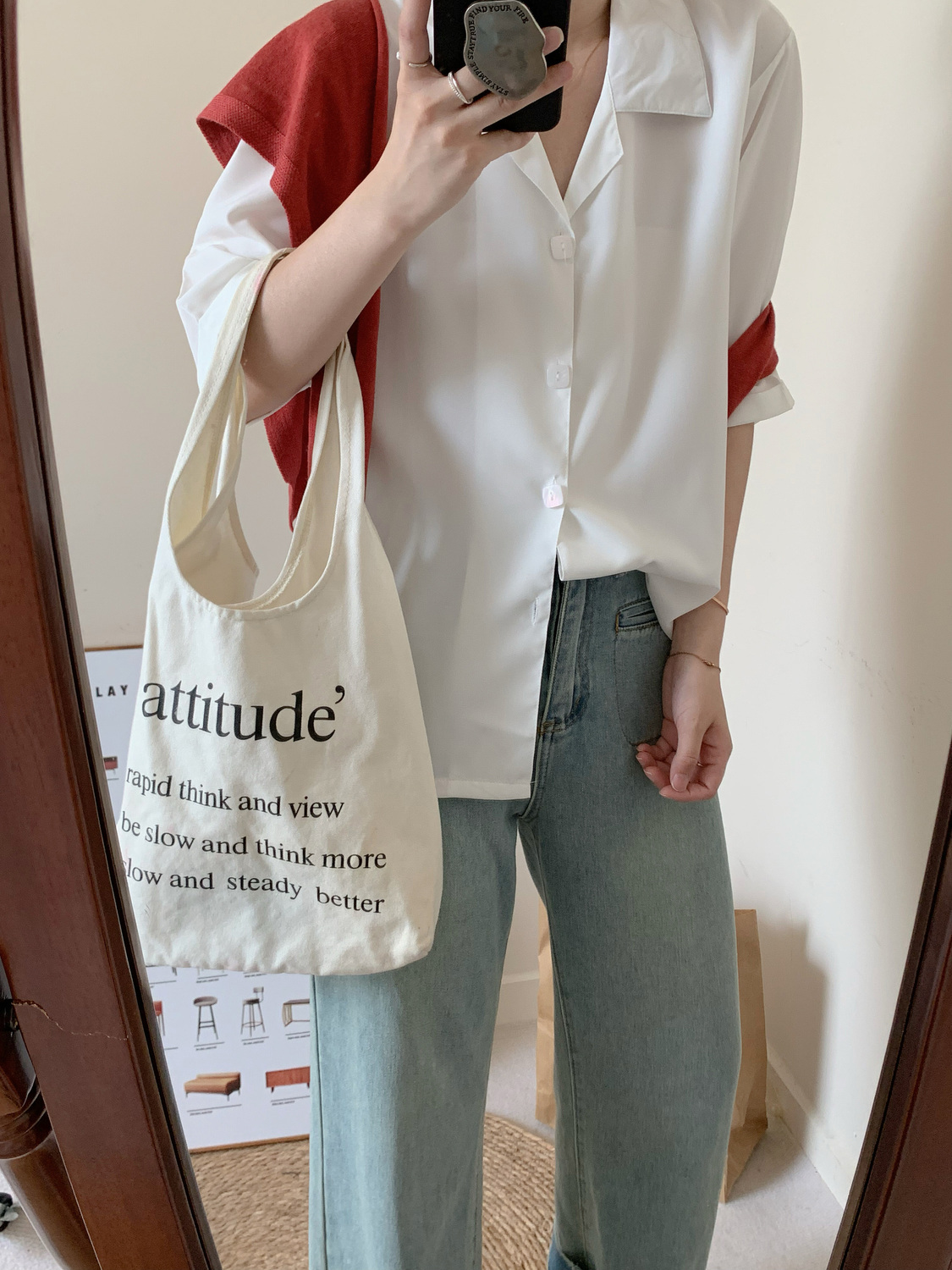 西装v领气质短袖白色衬衫女韩版温柔风百搭2023夏通勤设计感上衣